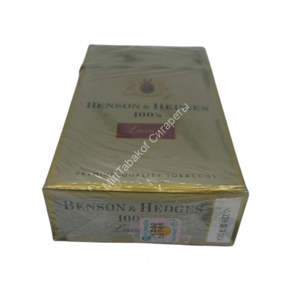 Сигареты BENSON &amp; HEDGES 100'S LUXURY (USA) Оригинал Микс