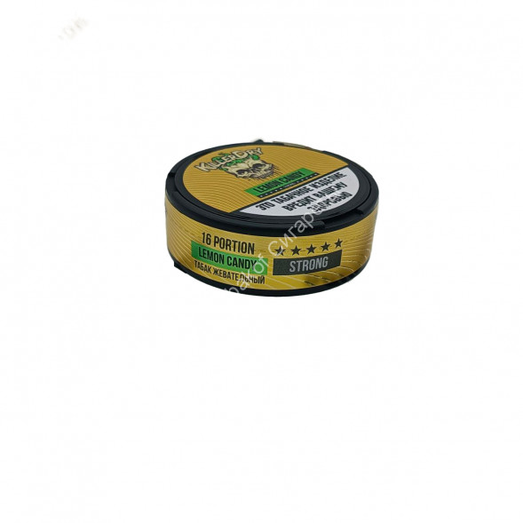 Табак жевательный Killer Dry Lemon Candy (Лимонные леденцы) Strong 10 г оптом