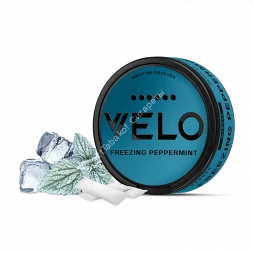 Жевательный табак Velo Nicotine Pouches (никотиновые пакетики) Freezing Peppermint оптом  