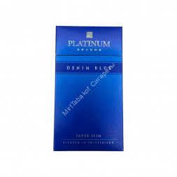 Сигареты Платинум Севен (Platinum Seven) Denim Blue SuperSlim Микс
