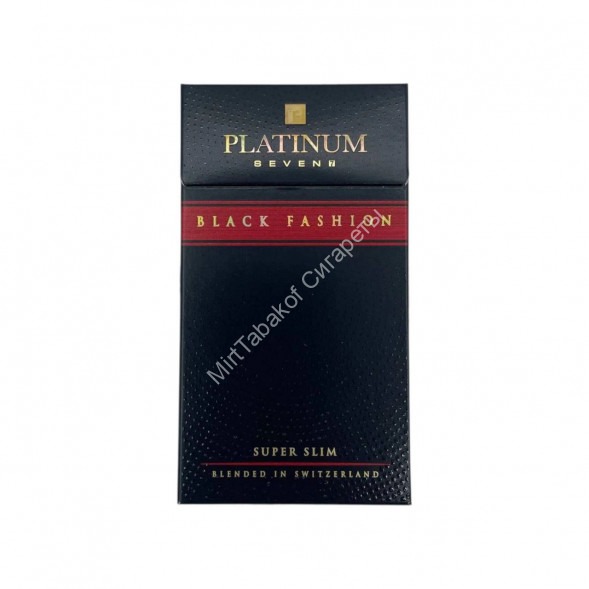 Сигареты Платинум Севен (Platinum Seven) Black Fashion SuperSlim Оптом