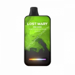 Электронная сигарета  Lost mary  BM 16000 Киви маракуйя гуава 20мг (2%) оптом  