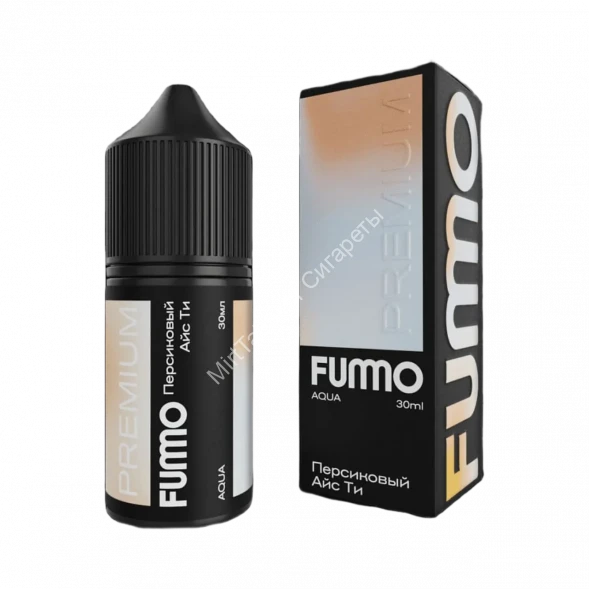 Жидкость для вейпа Fummo Aqua Персиковый Айс Ти 30 оптом          