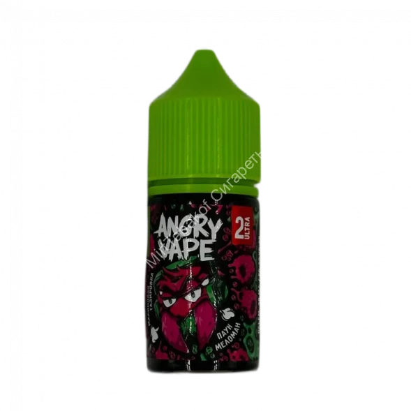 Жидкость для вейпа Angry Vape Малиновая Газировка 30 мл. оптом        