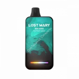 Электронная сигарета Lost mary BM 16000 Перечная мята 20мг (2%) оптом