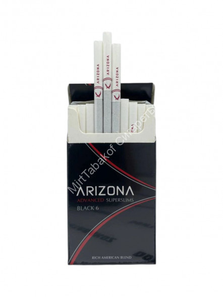 Сигареты Arizona Advanced Superslims Black 6 Оптом